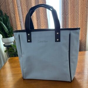 Calvin Klein Powder Blue Purse/Tote Bag
